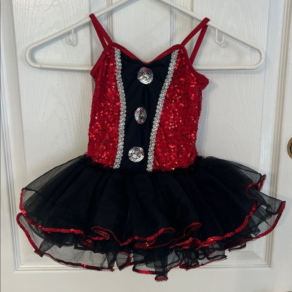 Weissman Red Sequin Dance Costume